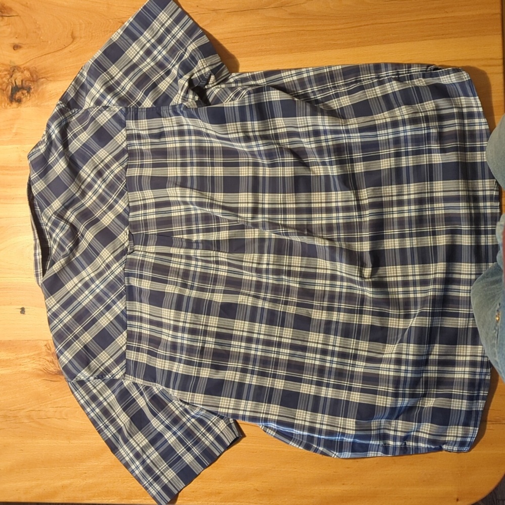 Medium Blue Rohan Short Sleeve Button Up - Picture 2 of 6